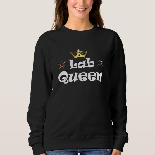 Sweatshirt Laboratoire Queen Lab Technicien Laboratoire Médic (Devant)