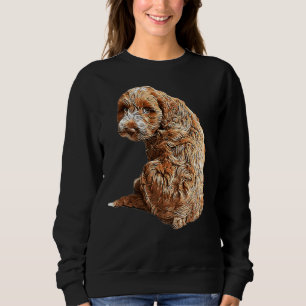 Sweatshirt Labradoodé mignon yeux chien chiot