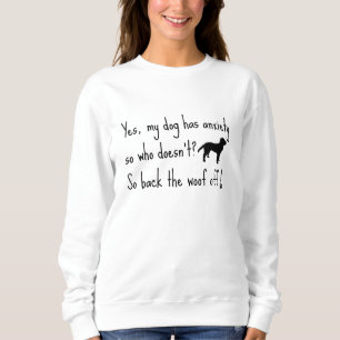 Sweatshirt Labradoodé Mon chien angoissé Woof Off