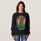 Sweatshirt Labradoodle Dog Best Labradoodle Dad Ever (Devant entier)