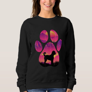 Sweatshirt Labradoodle Patte Maman Papa Chien Femmes Hommes