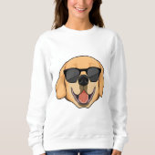 Sweatshirt Labrador avec lunettes de soleil (Devant)