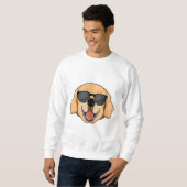 Sweatshirt Labrador avec lunettes de soleil (Devant entier)