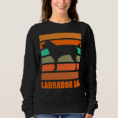 Sweatshirt Labrador Dad Retro (Devant)