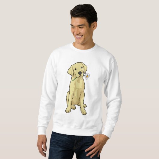Sweatshirt Labrador Daisy (Devant entier)