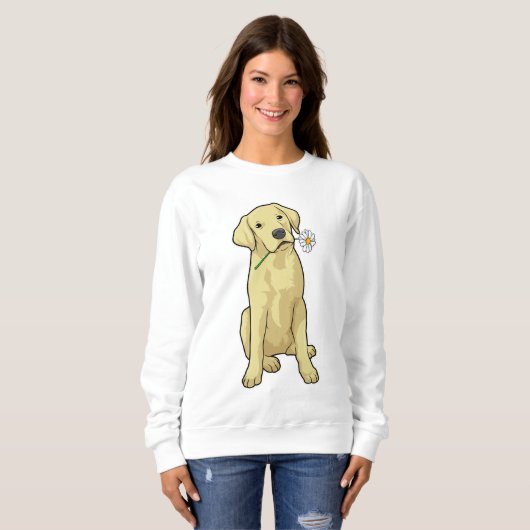Sweatshirt Labrador Daisy (Devant entier)