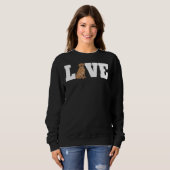 Sweatshirt Labrador Dog Love 245 (Devant entier)