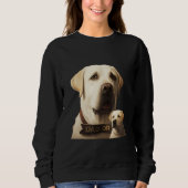 Sweatshirt Labrador Fathers Day Labrador (Devant)