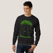 Sweatshirt Labrador Jour de la Saint Patrick Lover Irlandais (Devant entier)