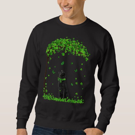 Sweatshirt Labrador Jour de la Saint Patrick Lover Irlandais (Devant)