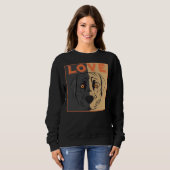Sweatshirt Labrador Love Chien (Devant entier)