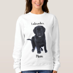 Sweatshirt Labrador Mom - Black Lab Maman