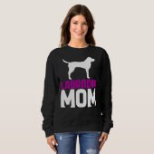 Sweatshirt Labrador Mom Pink (Devant entier)