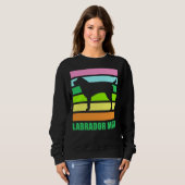Sweatshirt Labrador Mom Retro (Devant entier)