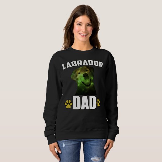 Sweatshirt Labrador Papa 87 (Devant entier)