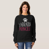 Sweatshirt Labrador Princess (Devant entier)