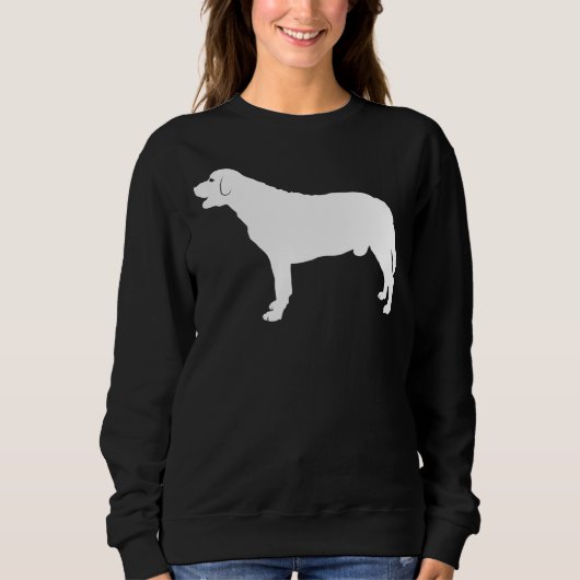 Sweatshirt Labrador Retriever Baseball ¾ manche (Devant)