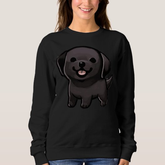 Sweatshirt Labrador Retriever Black 273 (Devant)