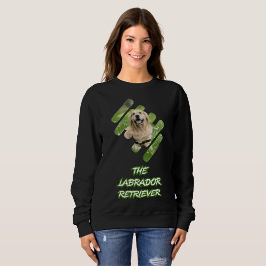 Sweatshirt Labrador Retriever Chien (Devant entier)