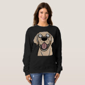 Sweatshirt Labrador Retriever Chien (Devant entier)