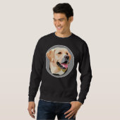 Sweatshirt Labrador Retriever Chien Papa Maman Garçon Fille C (Devant entier)