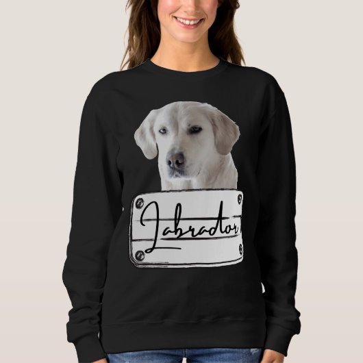 Sweatshirt Labrador Retriever Chien race (Devant)