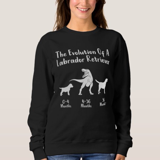 Sweatshirt Labrador Retriever Evolution Labrador (Devant)