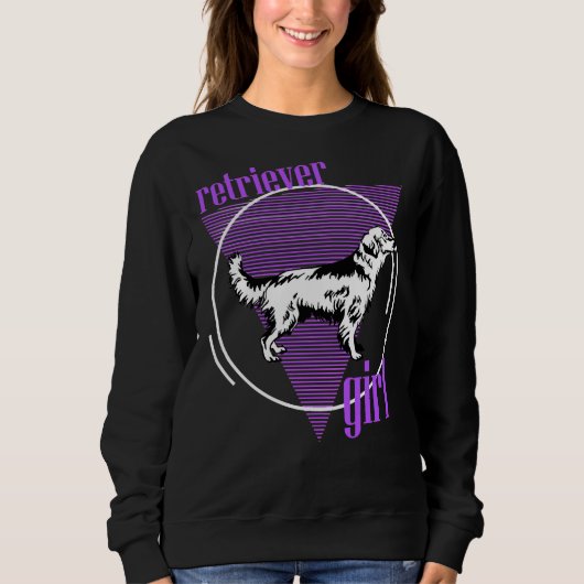 Sweatshirt Labrador Retriever Girl Fier (Devant)