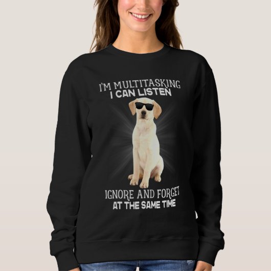 Sweatshirt Labrador Retriever Im Multitâche (Devant)