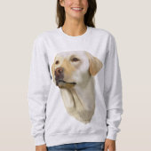 Sweatshirt Labrador Retriever jaune (Devant)