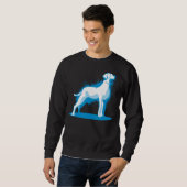 Sweatshirt Labrador Retriever Lab Paint Sashes (Devant entier)
