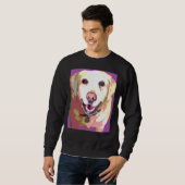 Sweatshirt Labrador Retriever Lab Purple (Devant entier)