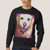 Sweatshirt Labrador Retriever Lab Purple (Devant)