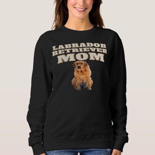 Sweatshirt Labrador Retriever Maman (Devant)
