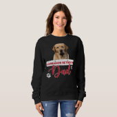 Sweatshirt Labrador Retriever Papa (Devant entier)