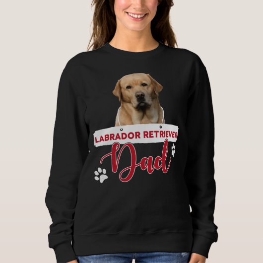 Sweatshirt Labrador Retriever Papa (Devant)