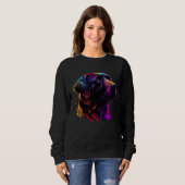 Sweatshirt Labrador Retriever Pop Labrador (Devant entier)