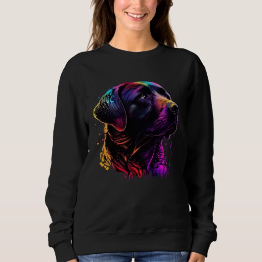 Sweatshirt Labrador Retriever Pop Labrador (Devant)