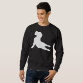 Sweatshirt Labrador Retriever Yoga (Devant entier)