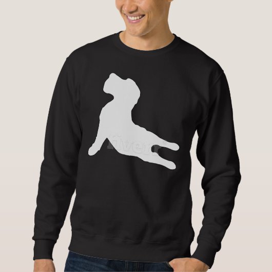 Sweatshirt Labrador Retriever Yoga (Devant)