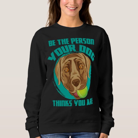 Sweatshirt Labrador S Meilleur Ami (Devant)