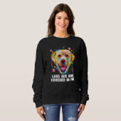 Sweatshirt Labs Are Kids Covered in Fur Labrador Retriever Do (Devant entier)
