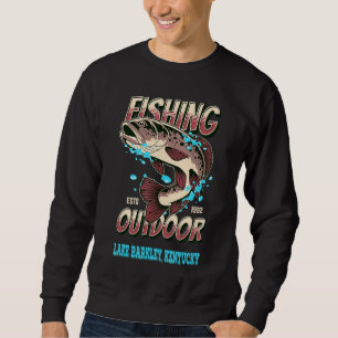 Sweatshirt Lac Barkley Kentucky Top 100 Bass Fishing Lakes