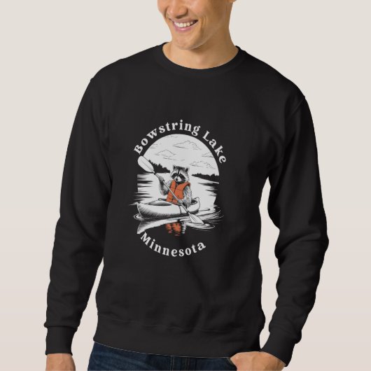 Sweatshirt Lac Bowstring Minnesota Rando Canotage Raton Laveu (Devant)