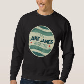 Sweatshirt Lac James Shark Camping gratuit et non salé Indian (Devant)