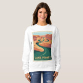 Sweatshirt Lac Powell | Arizona et Utah (Devant entier)