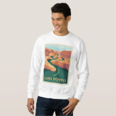 Sweatshirt Lac Powell | Arizona et Utah (Devant entier)