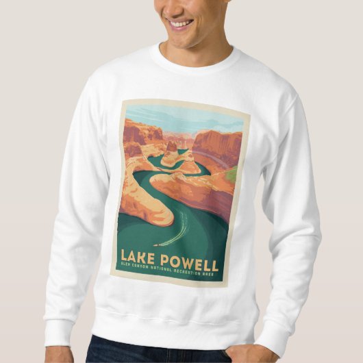 Sweatshirt Lac Powell | Arizona et Utah (Devant)