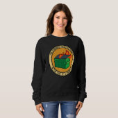 Sweatshirt L'acier le plus fort est forgé dans le feu d'un ta (Devant entier)