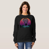 Sweatshirt Lacrosse Lecteur Retro Lax (Devant entier)